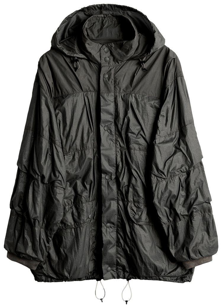 Our Legacy Exhaust Puffa Black Rubberized Nylon