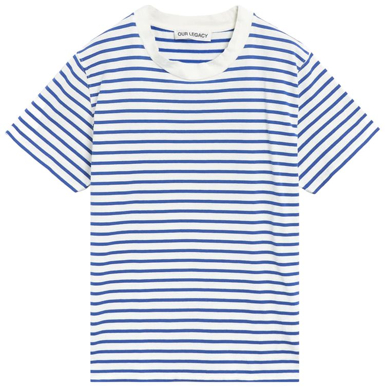 Our Legacy Bliss T Shirt Genova Stripe Rough Cotton
