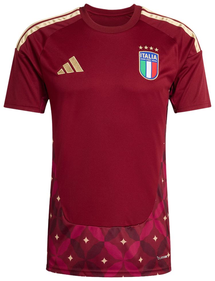 Adidas Italy 26 Home Goalkeeper Jersey Team Coll Burgundy