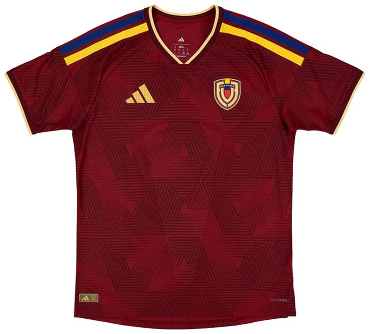 Adidas Venezuela 26 Home Authentic Jersey Team Coll Burgundy