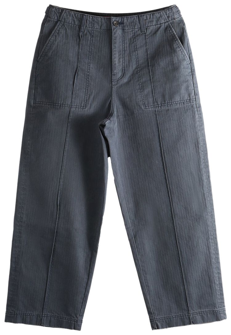 The Elder Statesman Herringbone Carpenter Pant Twilight