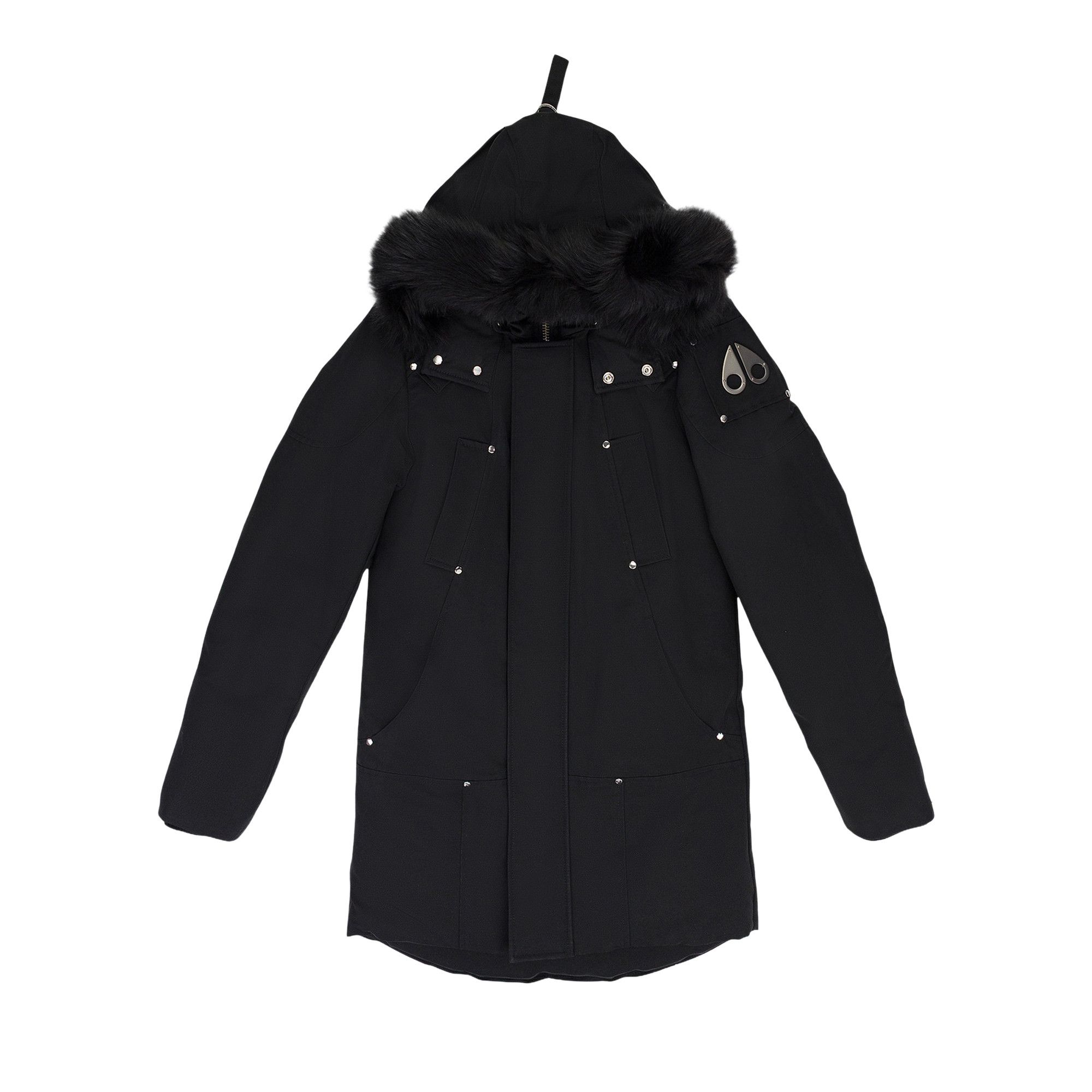 Buy Moose Knuckles Stirling Parka 'Black' - MK4661MP BLCK | GOAT