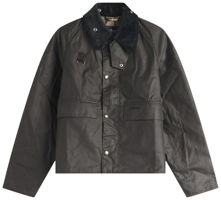 Barbour Spey Wax Jacket Navy
