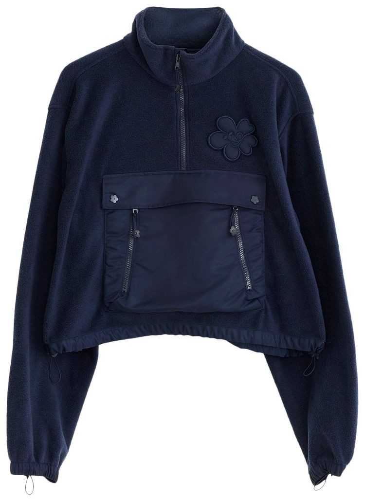 Cecilie Bahnsen Bastian Fleece Anorak Navy