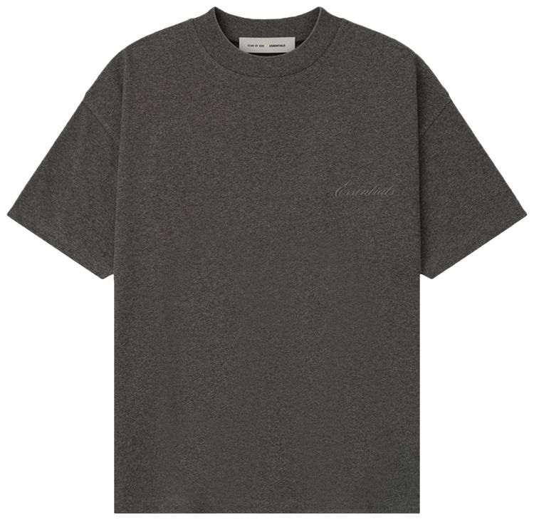 Fear of God Essentials Classic Short Sleeve Tee Charcoal Heather