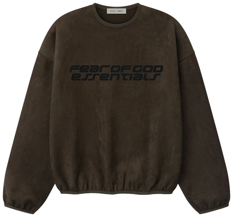 Fear of God Essentials Modern Crewneck Sweatshirt Brown