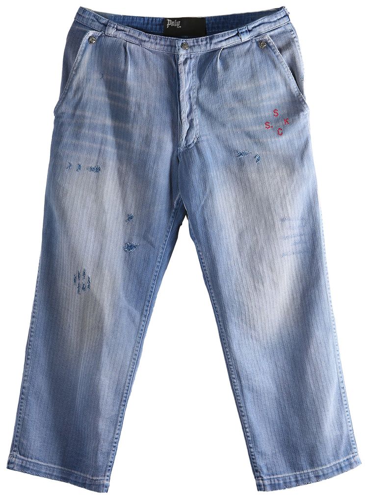 Paly Hollywood Holy City Work Pant Blue