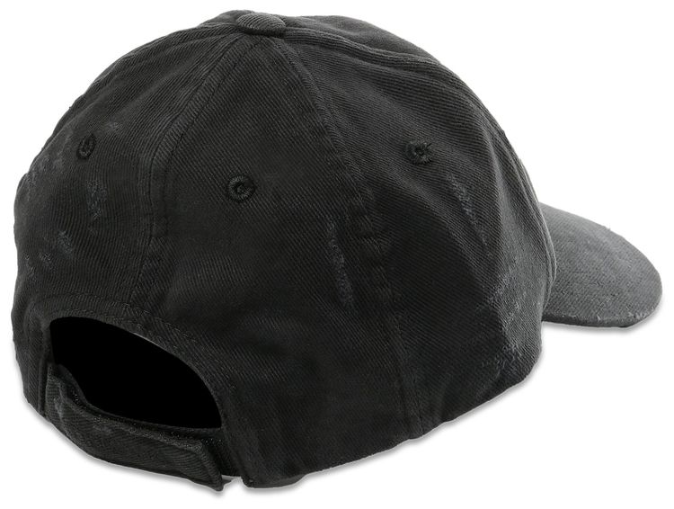 Vetements Friday Distressed Cap Black