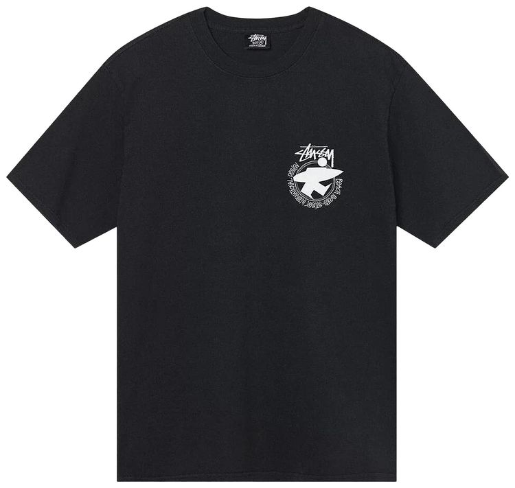 Stussy Beach Roots Tee Black