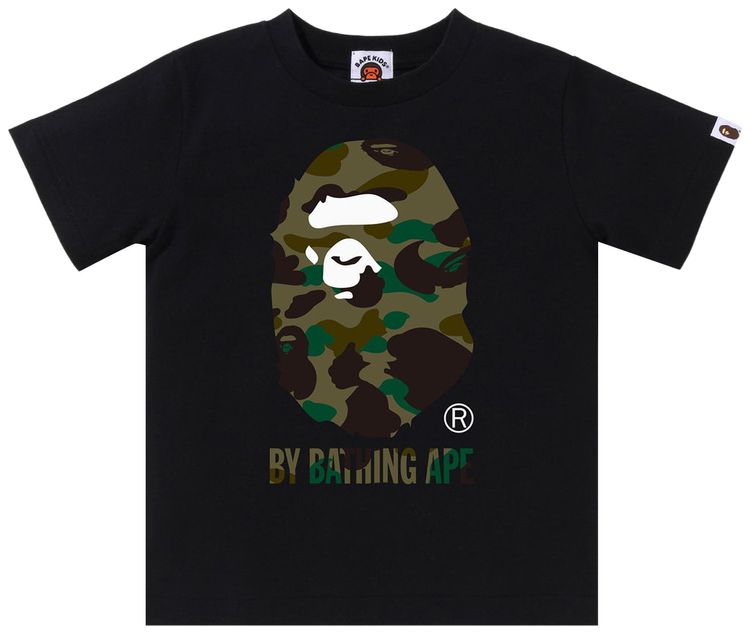 BAPE Kids 1st Camo By Bathing Ape Tee BlackYellow