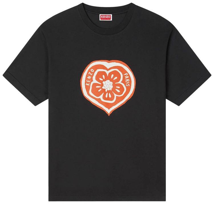 Kenzo Boke Heart Classic T Shirt Black
