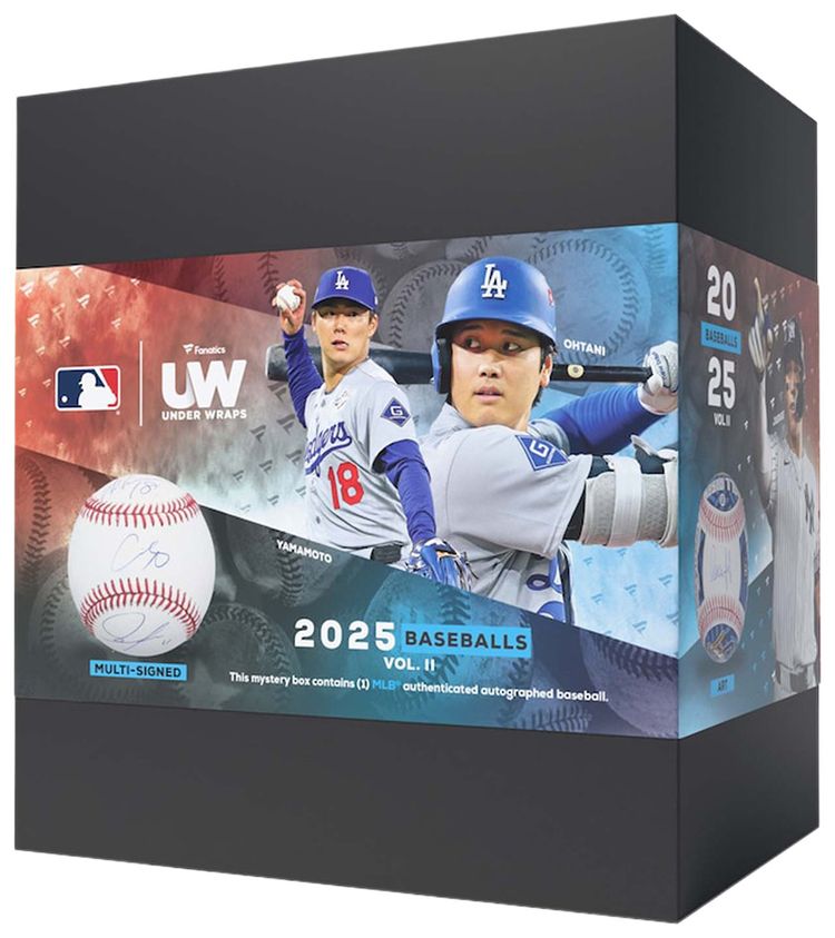 2025 Under Wraps Autographed MLB Baseballs Vol II Single Mystery Box