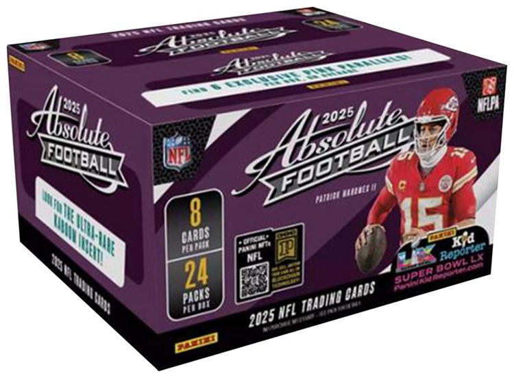 2025 Panini Absolute NFL Trading Card Retail Box