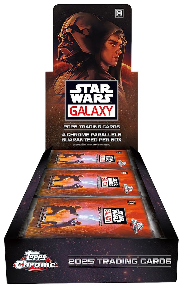 2025 Topps Star Wars Chrome Galaxy Factory Sealed Hobby Box