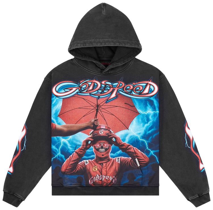 Godspeed Supreme Reign Hoodie Black Wash