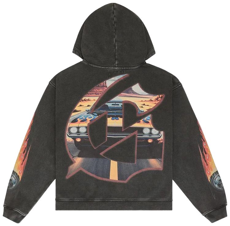 Godspeed On the Run II Hoodie Black Wash
