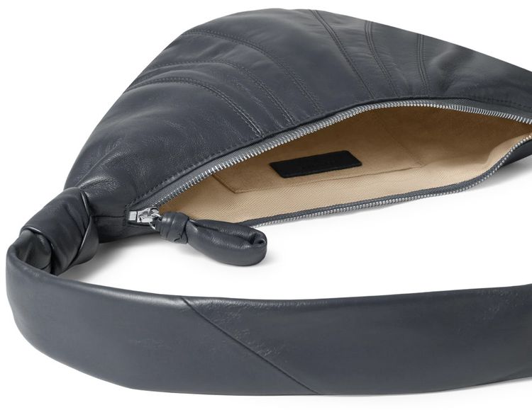 Lemaire Small Croissant Bag Granite Blue