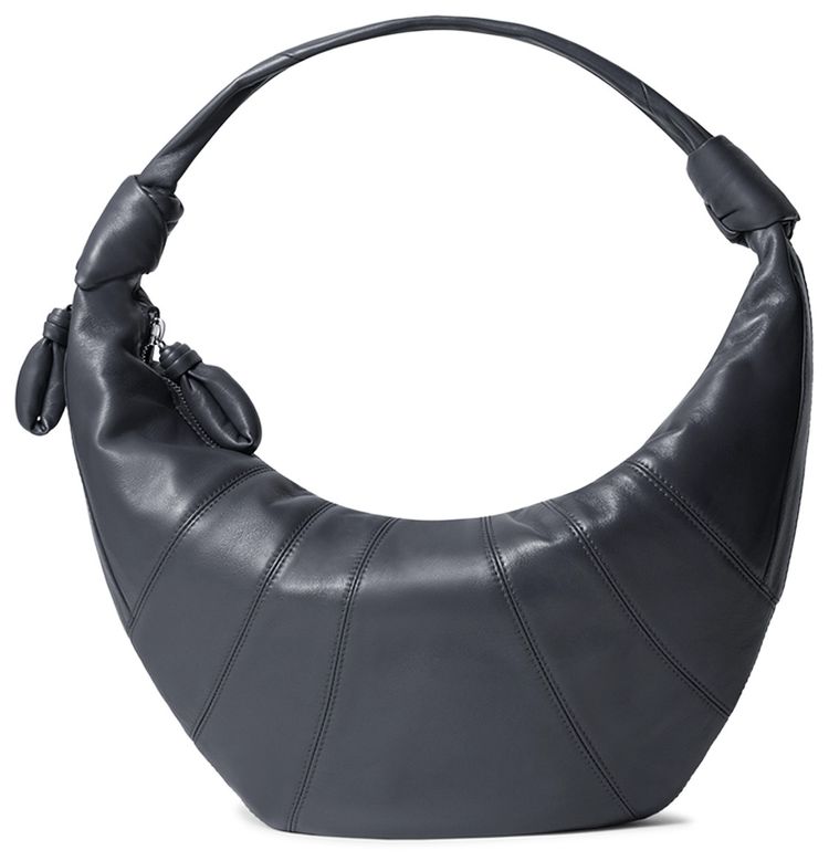 Lemaire Fortune Croissant Bag Granite Blue