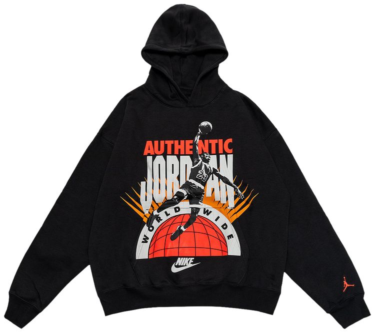 Air Jordan Authentic Jordan Graphic Hoodie Off NoirInfrared 23
