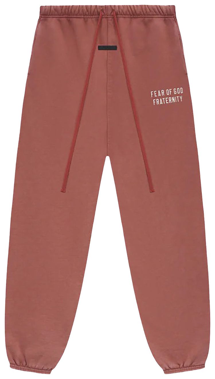 Fear of God Essentials Heavy Fleece Sweatpant Crimson