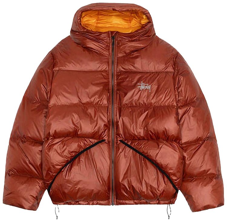 Stussy Down Parka Micro Ripstop Brick