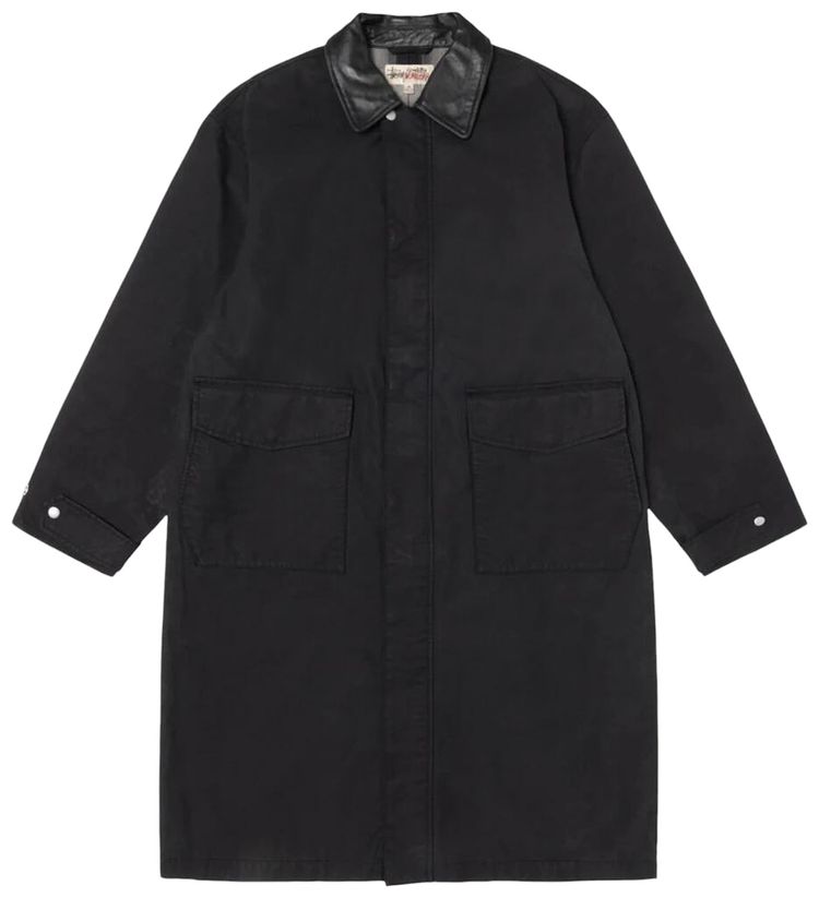 Stussy Duster Coat Black