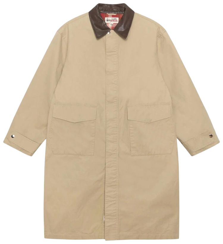 Stussy Duster Coat Khaki
