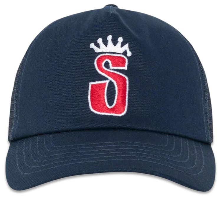 Stussy Trucker S Crown Snapback Navy