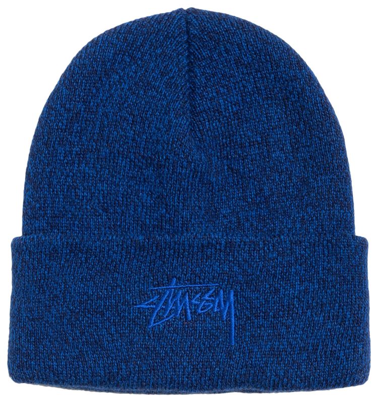 Stussy Cuff Beanie Stock Marled Blue