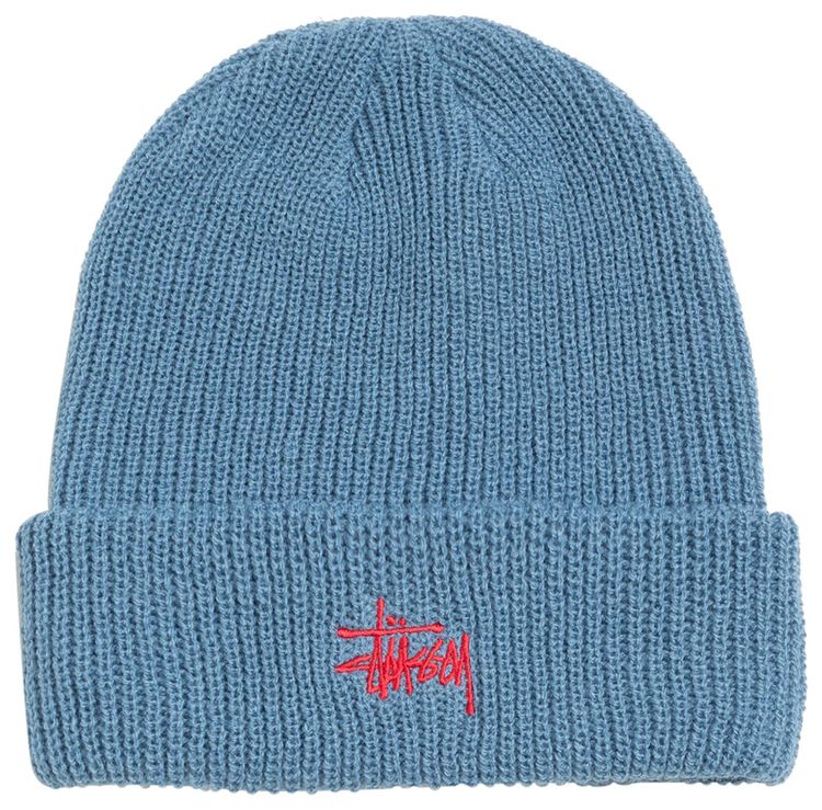 Stussy Basic Stussy Cuff Beanie Slate Blue