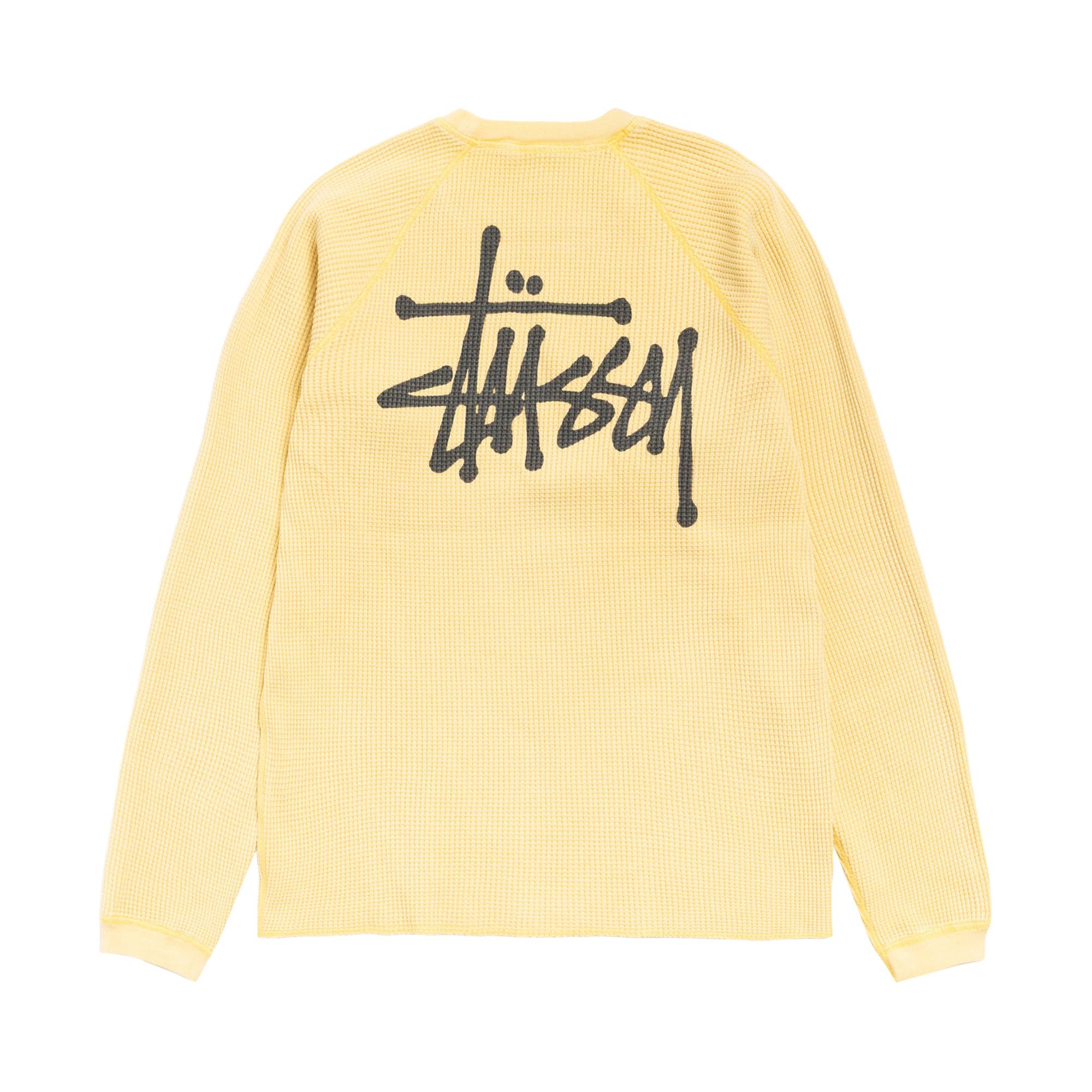 Buy Stussy Basic Stüssy Thermal 'Pale Yellow' - 1140356 PALE | GOAT