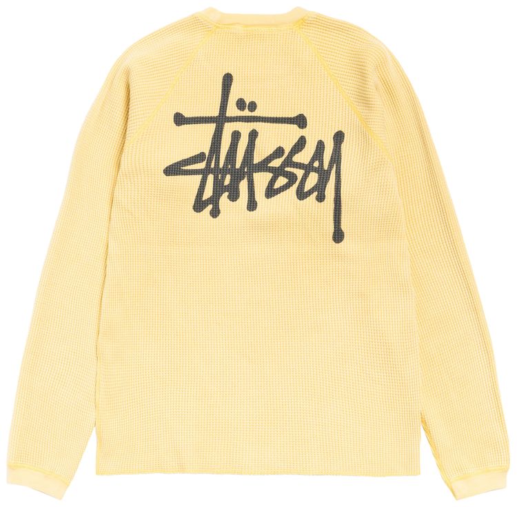Stussy Basic Stussy Thermal Pale Yellow