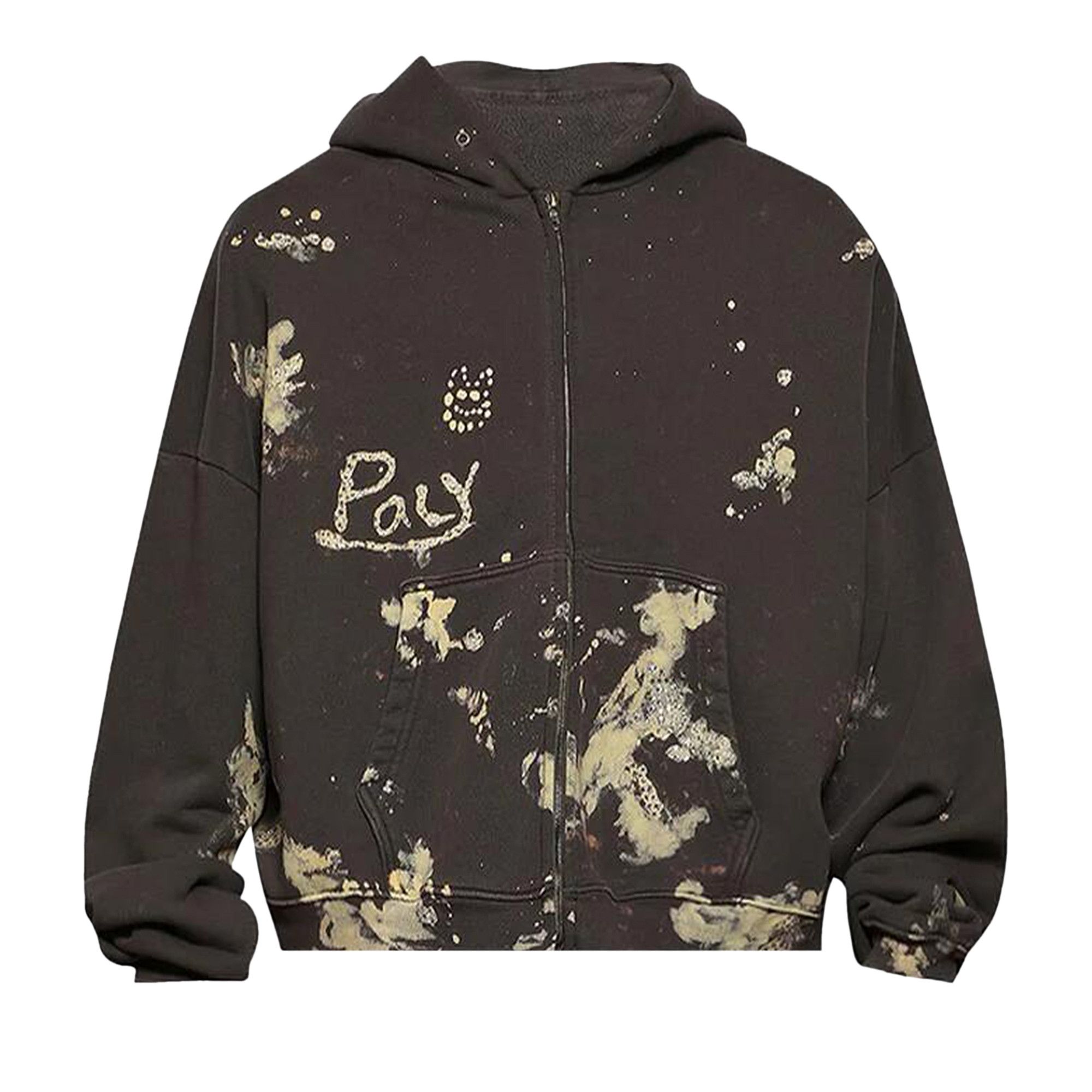 Buy Paly Hollywood Been Amess Zip Hoodie 'Brown' - 4U008Q3009BRN