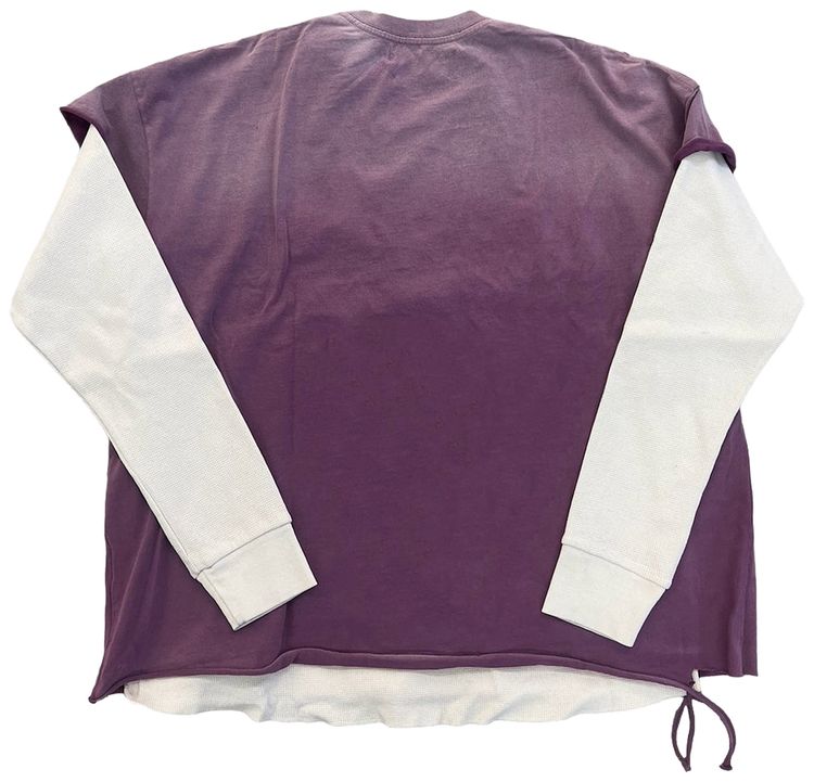 Satoshi Nakamoto 1977 Dirtbike Thermal T Shirt Washed Purple