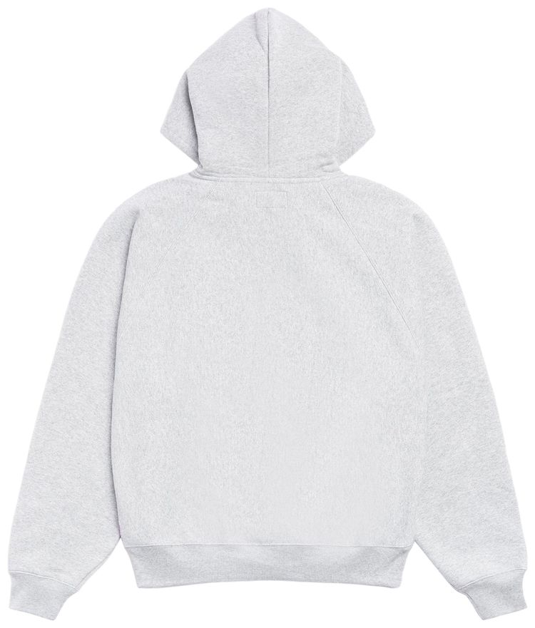 Stussy Raglan Zip Hoodie Ash Heather