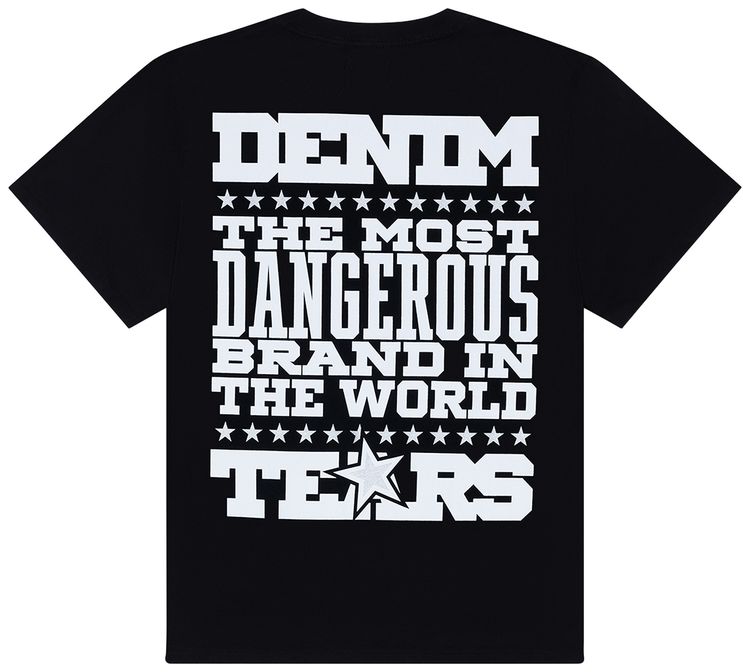 Denim Tears Most Dangerous Tee Black