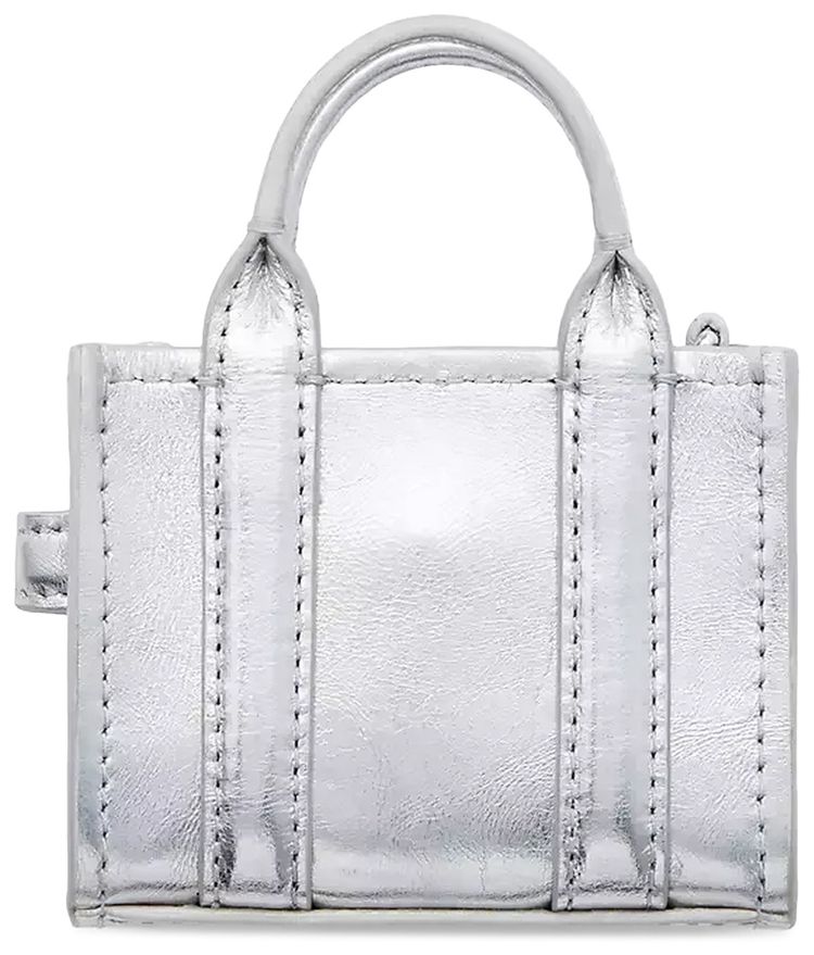 Marc Jacobs Nano Tote Charm Silver