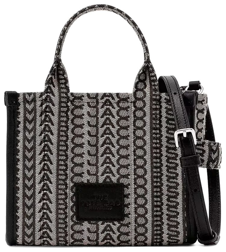 Marc Jacobs Monogram Jacquard Crossbody Tote Bag BeigeMulticolor