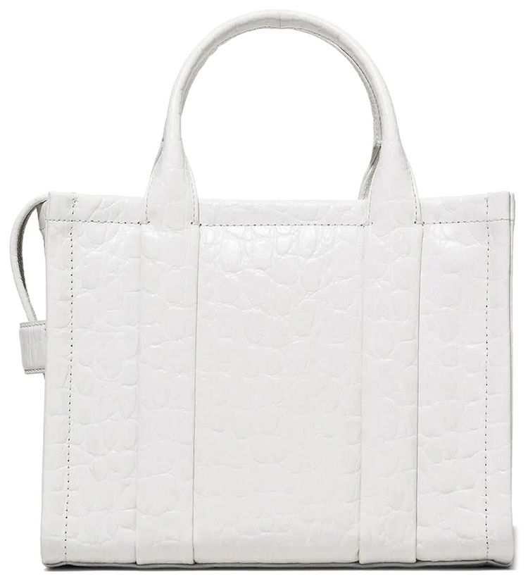 Marc Jacobs Croc Small Tote Bag Ivory