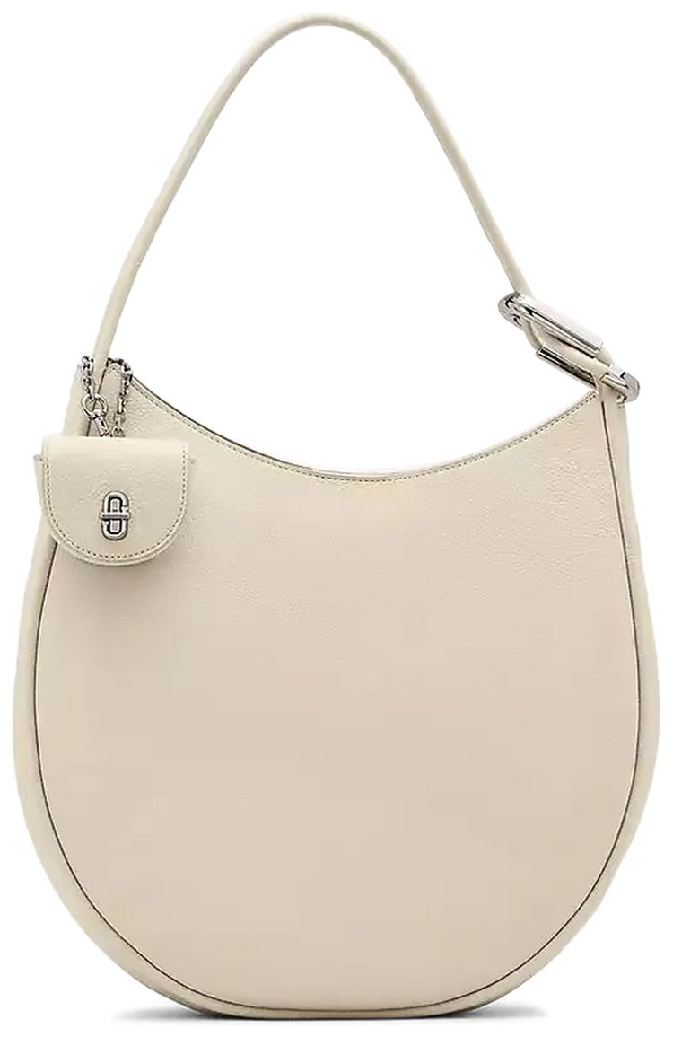 Marc Jacobs Leather Dual Large Hobo Bag Cloud White