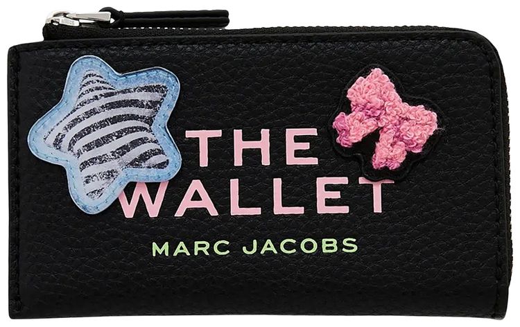Marc Jacobs Top Zip Multi Wallet BlackMulticolor