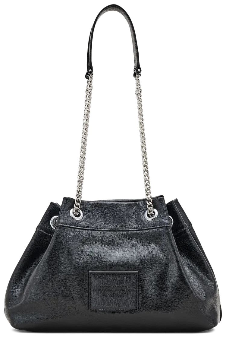 Marc Jacobs Leather Chain Sack Bag Black