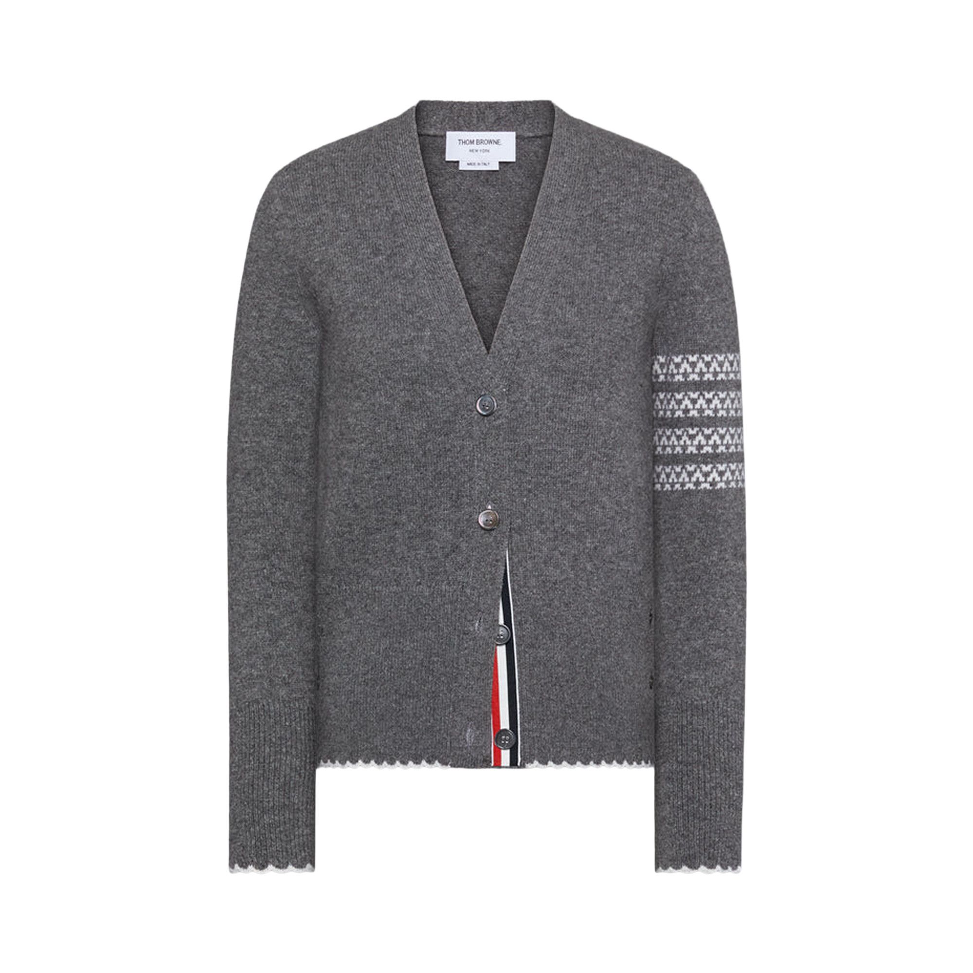 最終値下げ【THOM BROWNE】 カーディガン Garment Dyed 4-Bar Cardigan | Thom Browne