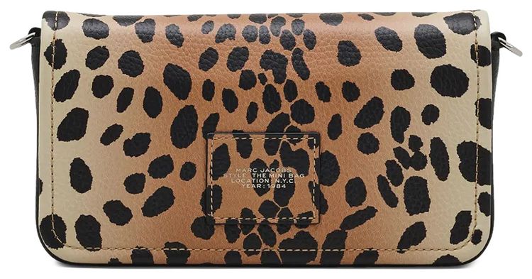 Marc Jacobs The Cheetah Leather Items Mini Bag BlackMulticolor