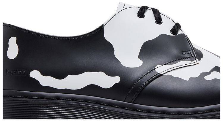 Supreme x Dr Martens 1461 3 Eye Shoe Skull   Black White