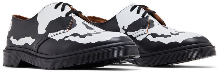 Supreme x Dr Martens 1461 3 Eye Shoe Skull   Black White