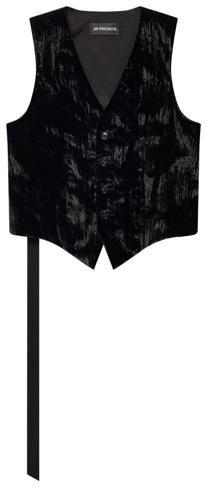Ann Demeulemeester Stanse Classic Waistcoat Black
