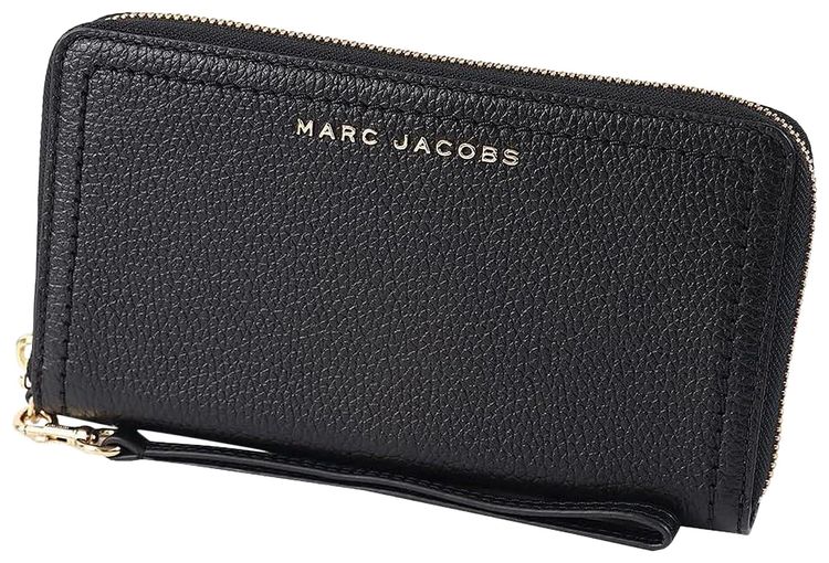 Marc Jacobs Groove Wristlet Continental Wallet Black