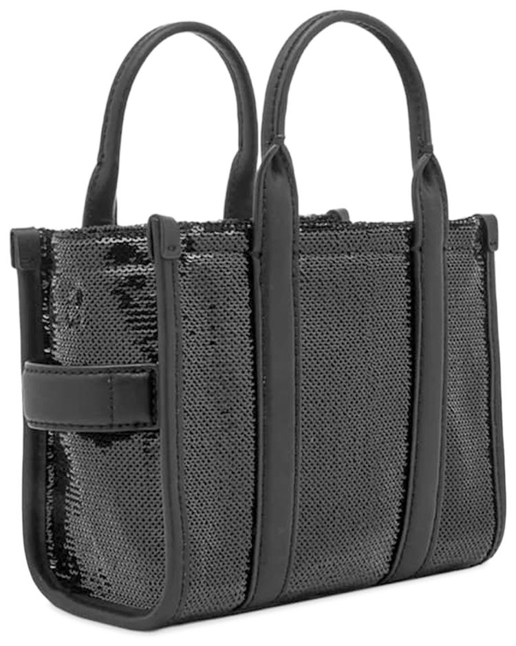 Marc Jacobs Sequins Crossbody Tote Bag Black