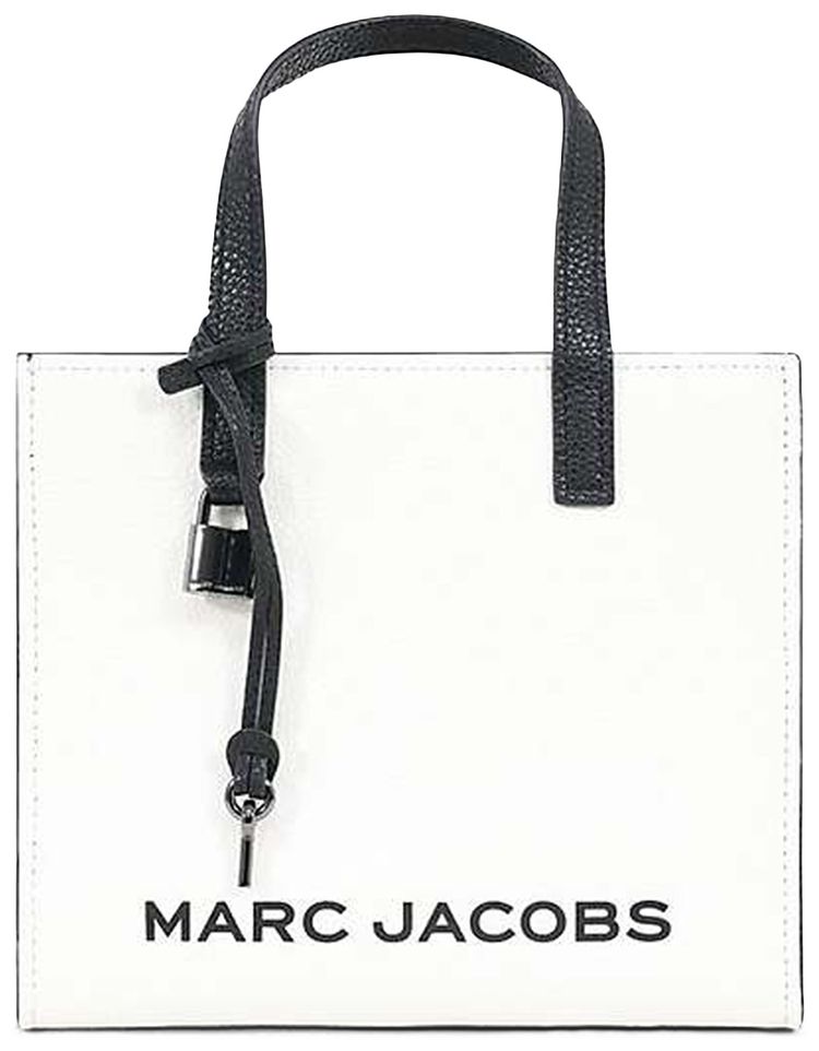 Marc Jacobs Bi Color Bold Mini Grind Bag BlackWhite